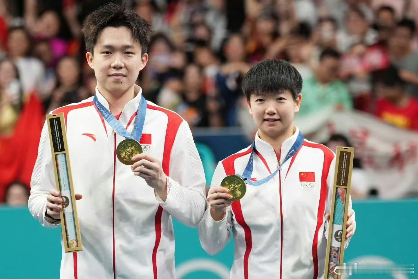 #孙颖莎聊和王楚钦的混双金牌#你永远可以相信乒!喜欢你们不是瞌cp，是喜欢你们一