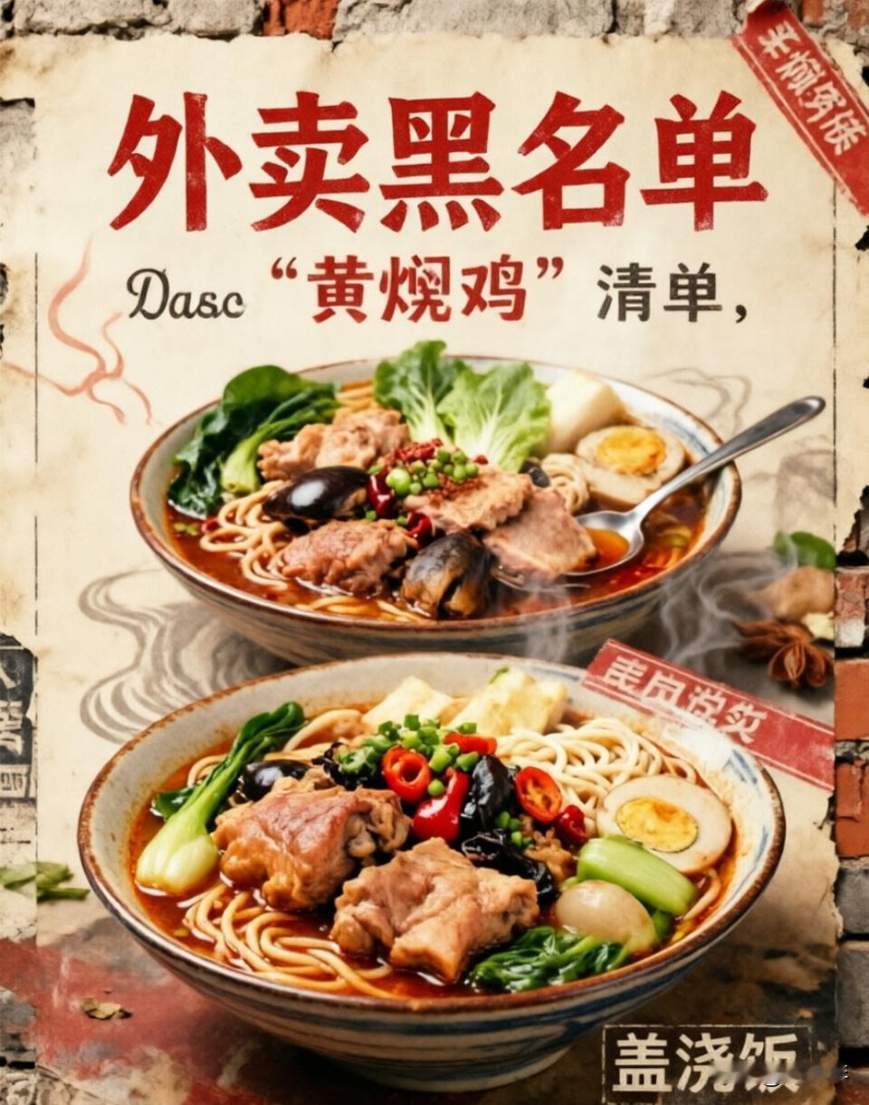 最近外卖员曝光“最不能吃的外卖”清单，其中黄焖鸡、麻辣烫、盖浇饭等上榜，还提醒1