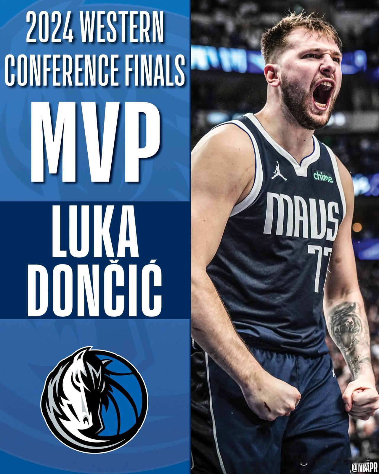 时隔13年，总冠军后，独行侠再次进总决赛！东契奇当选西决MVP！虽然他足够优秀，