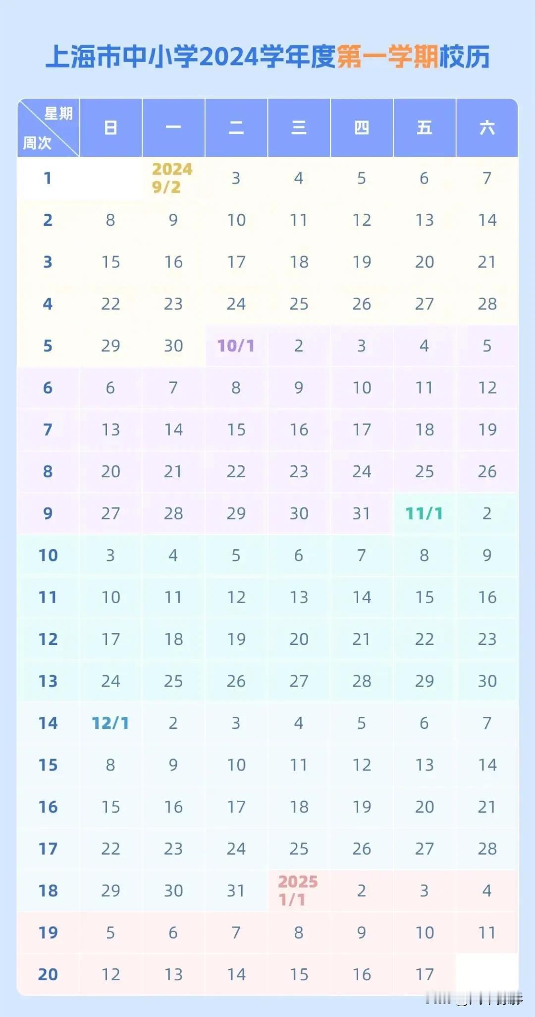 随着11月份的到来，本学期已过半，下周第10周期中考试，1月初第19周期末考试，