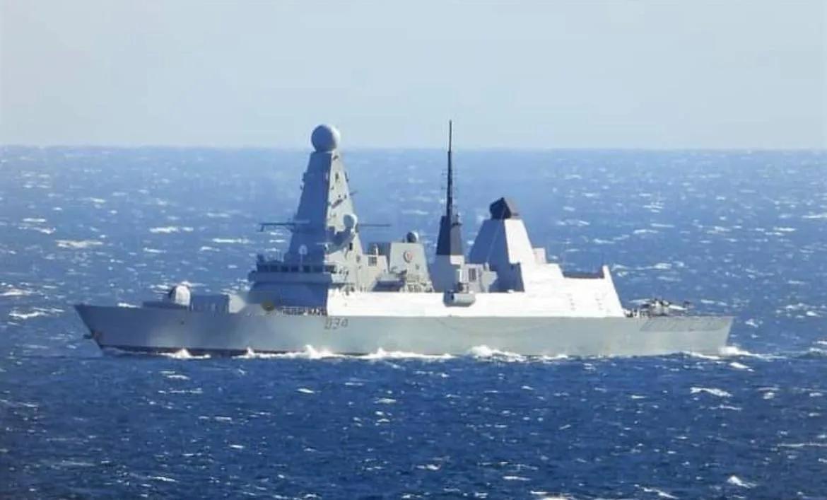 红海中的英国驱逐舰 45 D34 Diamond 正在从该地区撤出，“原因是维护
