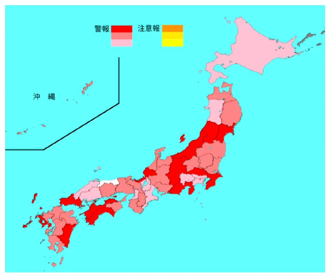 日本在2024-2025年冬季遭遇有记录以来最严重的流感疫情，感染人数比上个流感