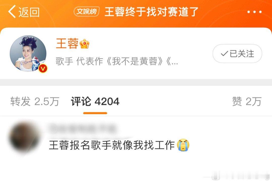 王蓉报名歌手就像我找工作家人们谁懂啊，王蓉报名歌手像极了我找工作，代入感真的不要
