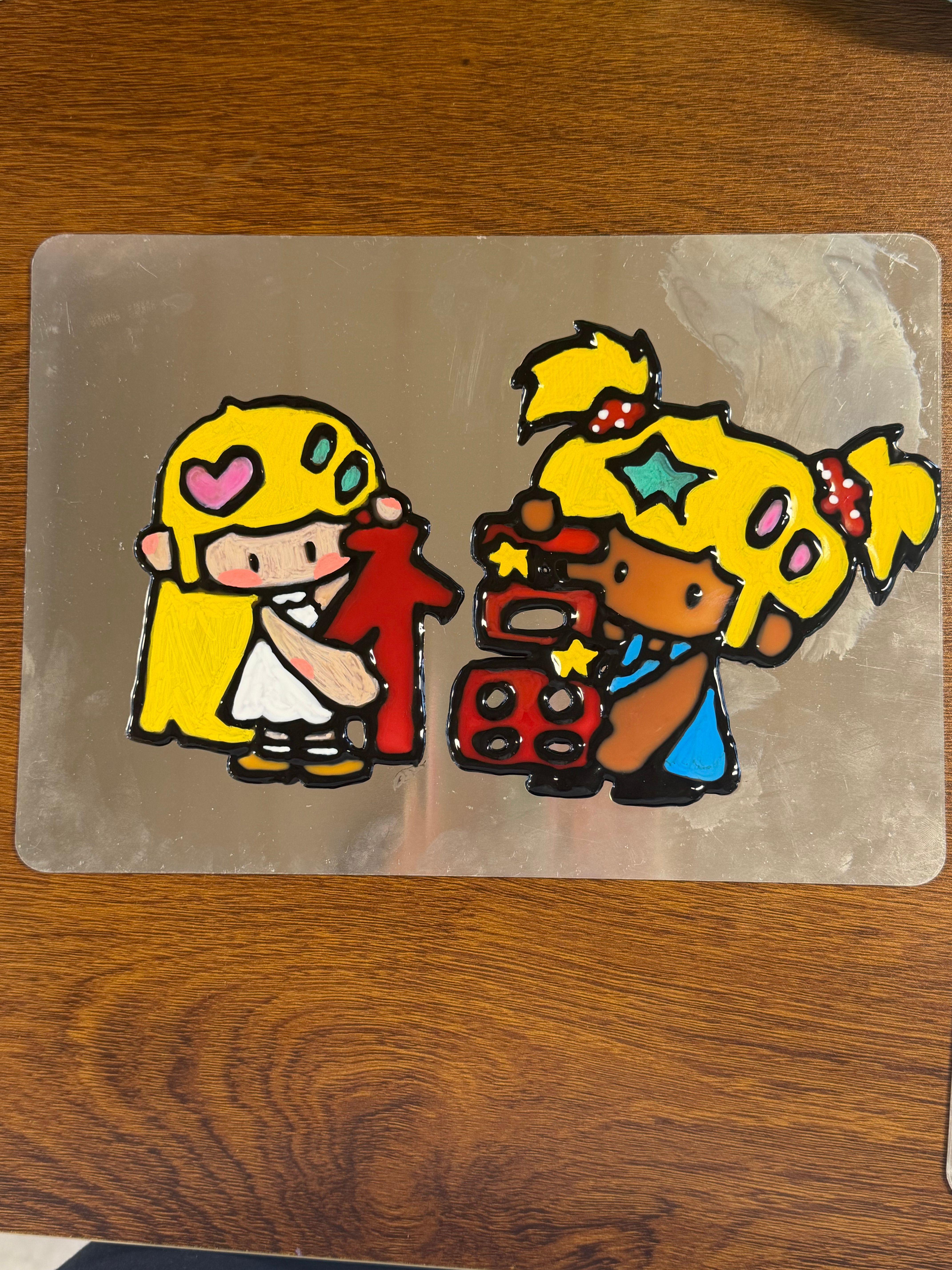 今天开展新业务了 来做胶画 馋了好久惹😋😋😋 ​​​