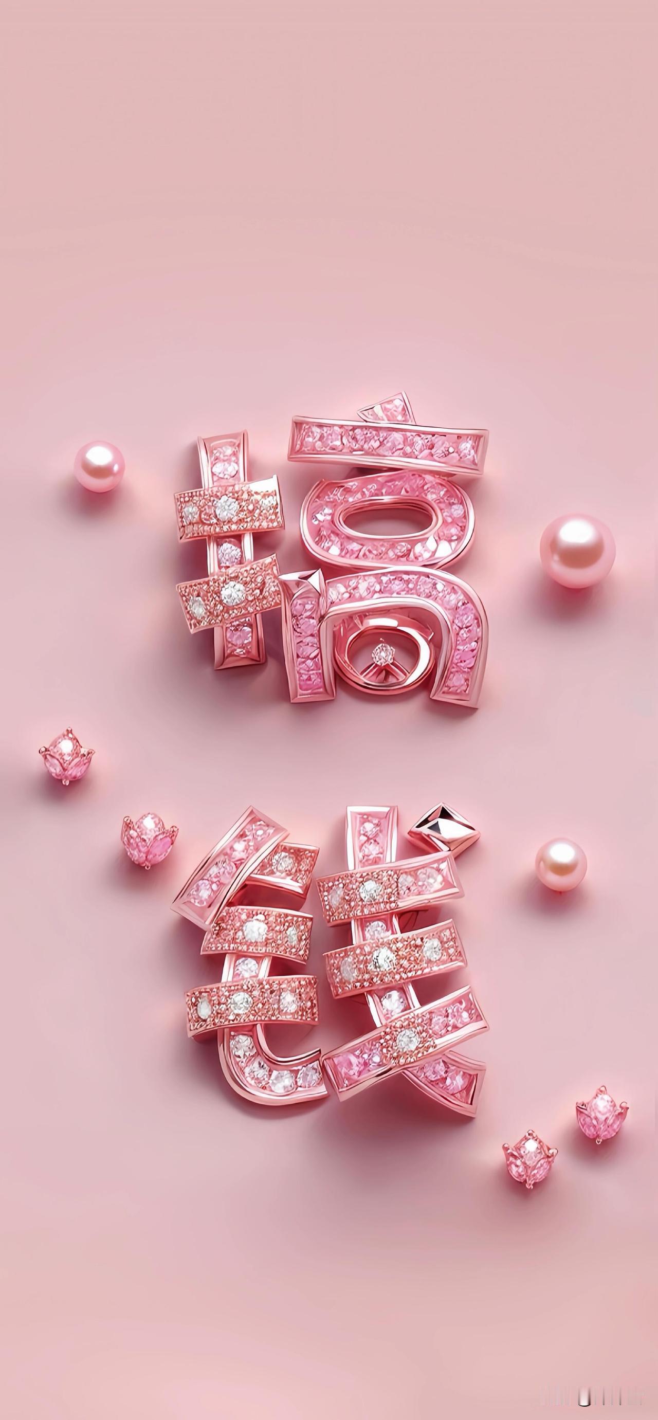 公主请发财｜好运壁纸
 这是公主的专属春节壁纸吧？接住这份粉色富贵，全年开挂！发