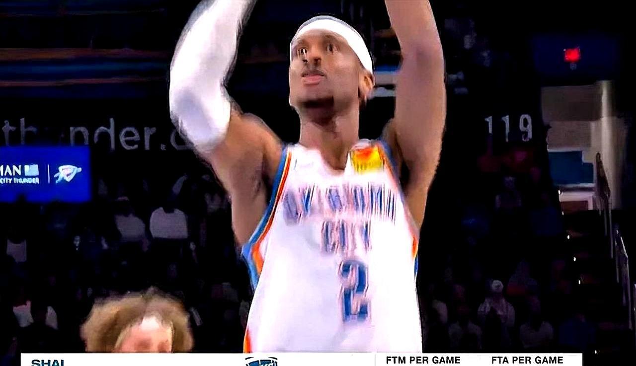 刚看完雷霆赢勇士的球，SGA14罚全中把勇士全队都打服了。
 
他本赛季场均罚9