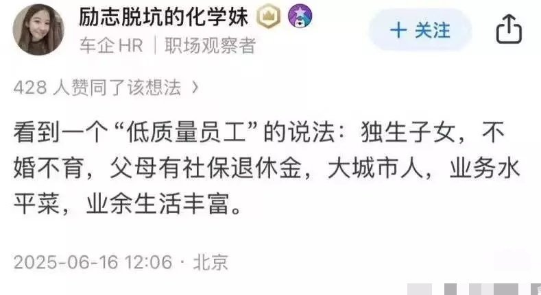 低质量员工和高质量员工 ​​​