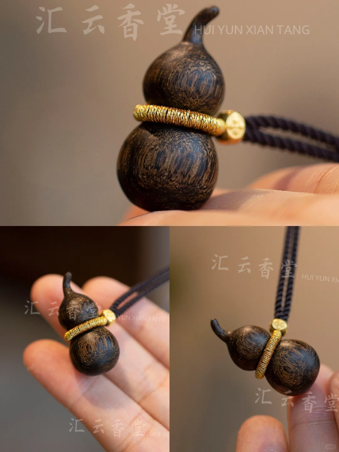 沉香福禄葫芦吊坠，男女生都可以驾驭哟❤️