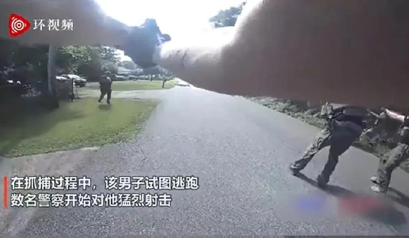 驾车逃逸拒捕，一枪毙命！有法可依，有法必依，执法必严！面对暴力拒捕时，美执法者面