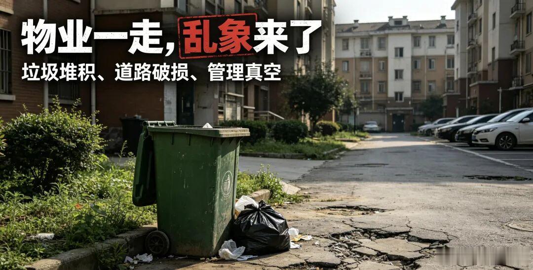 只收每平米1块钱的神仙物业，被业主们给逼走了 问大家一个问题：你所在小区每个月的