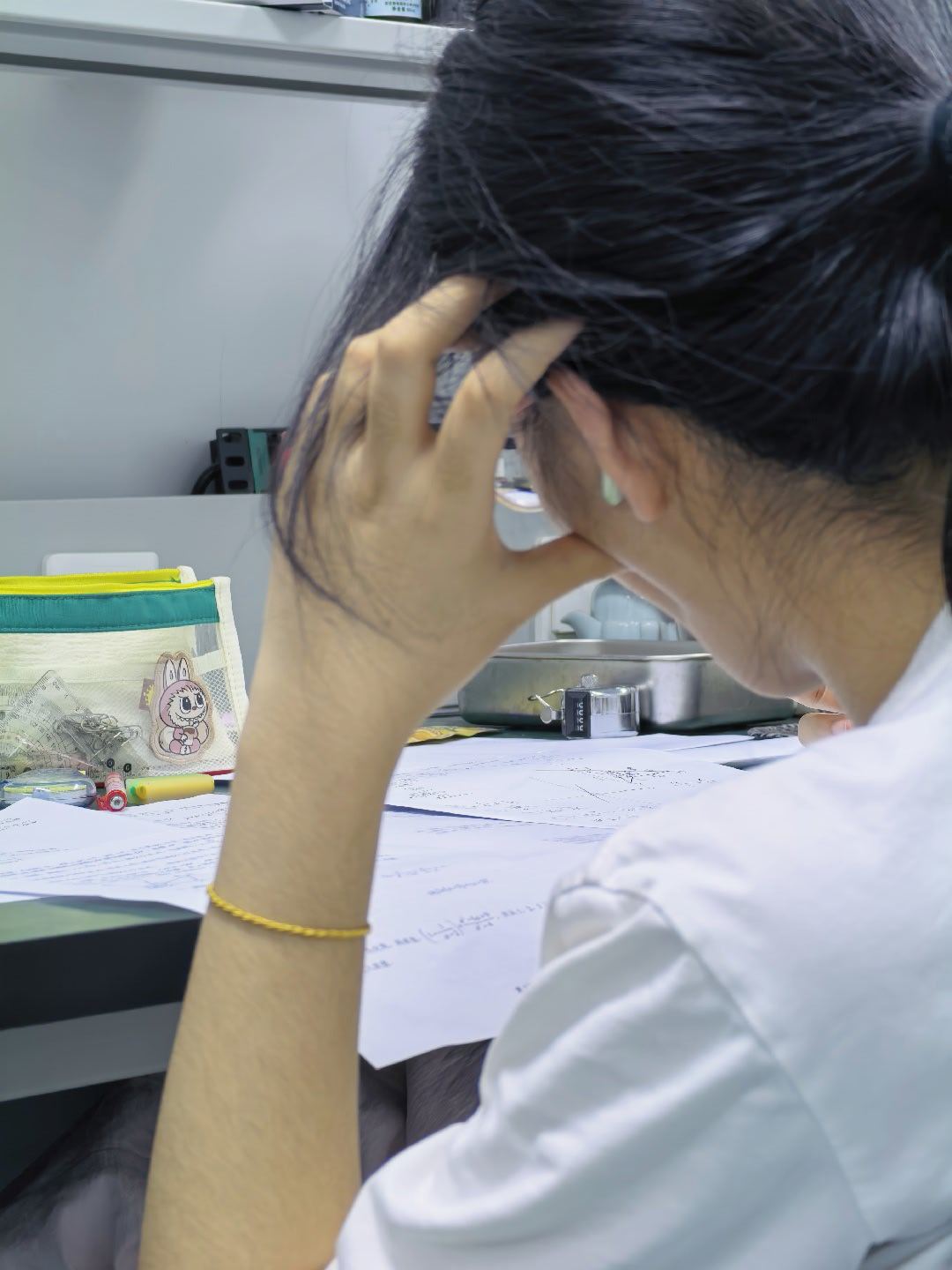 一一小朋友的八升九暑假记录 上午攻克了半张数学卷子下午继续…… 