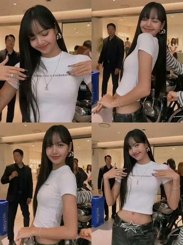 Lisa又变回非常直发型，怎么感觉还是这么油腻？ ​​​