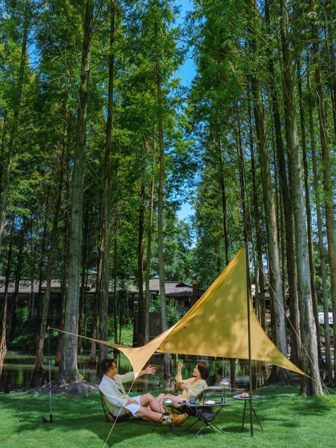 实现露营自由🏕️美在我心尖尖的🌳水上森林