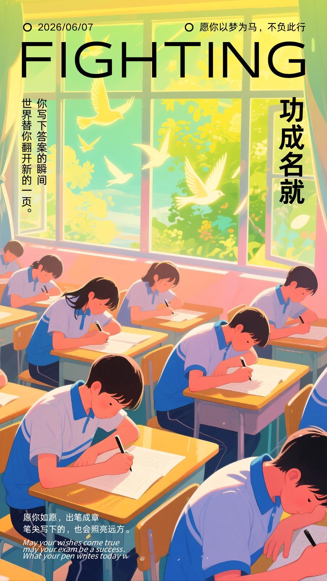 【2026高考倒计时6天】距离高考只剩 6 天，十余载寒窗，终于走到最后一站。不