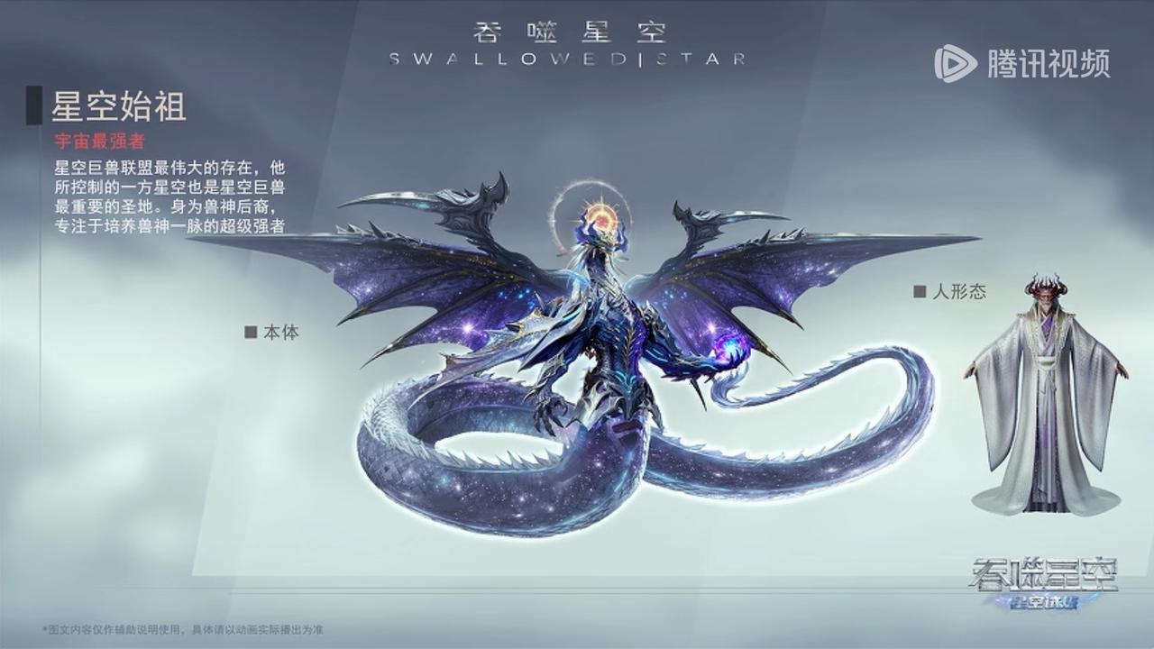 根据片尾介绍，星空始祖，是星空巨兽联盟最伟大的存在，同样的也是兽神后裔（算得上是