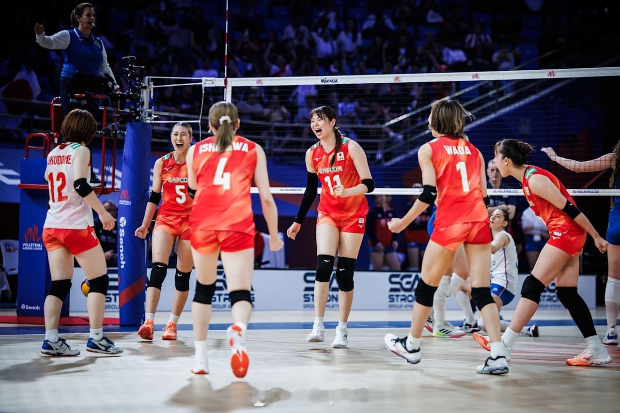 技术统计｜塞尔维亚女排2比3日本女排石川真佑24分，49扣23中，5失误6被拦，