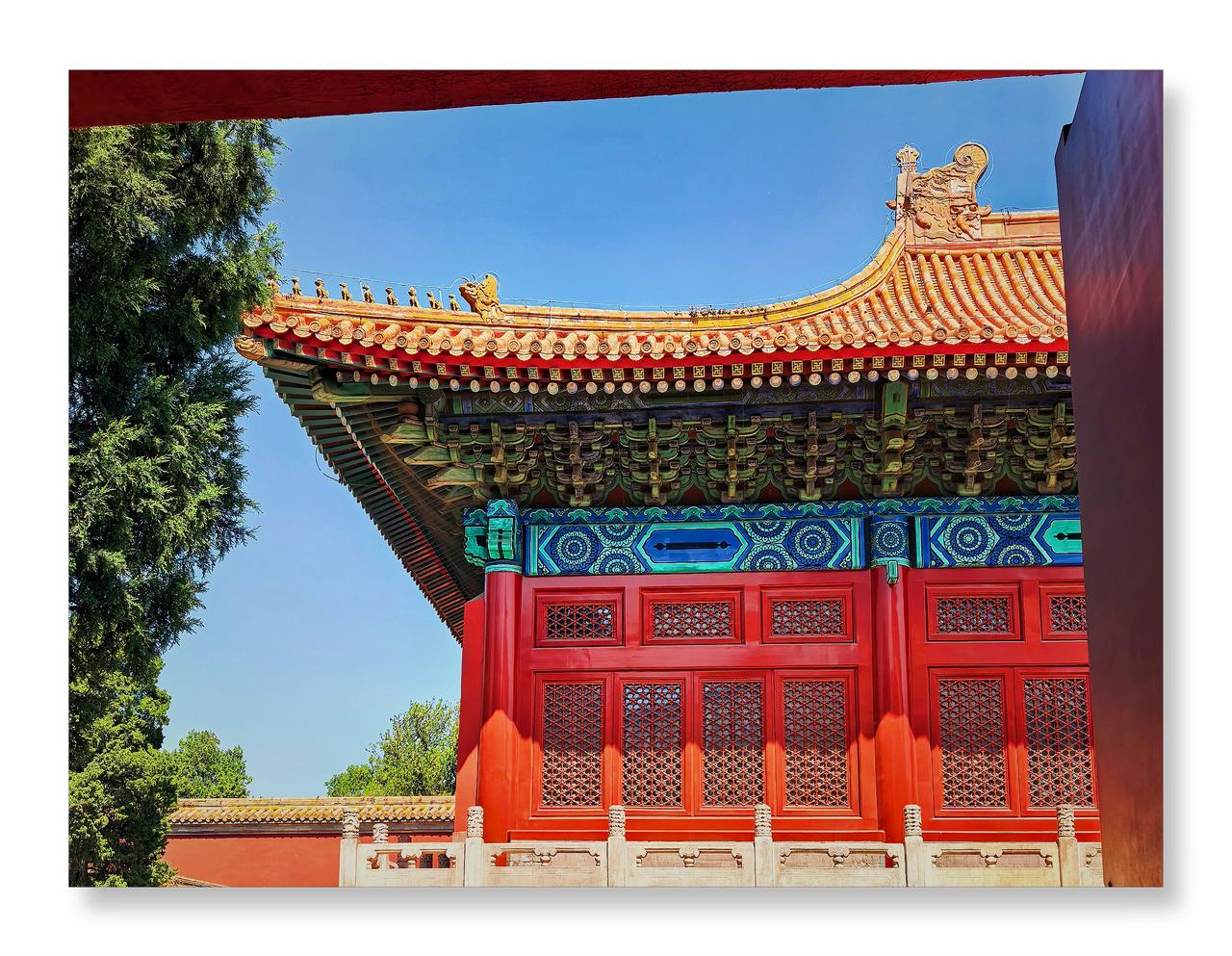 分享一张你手机里的北京北京的太庙建筑