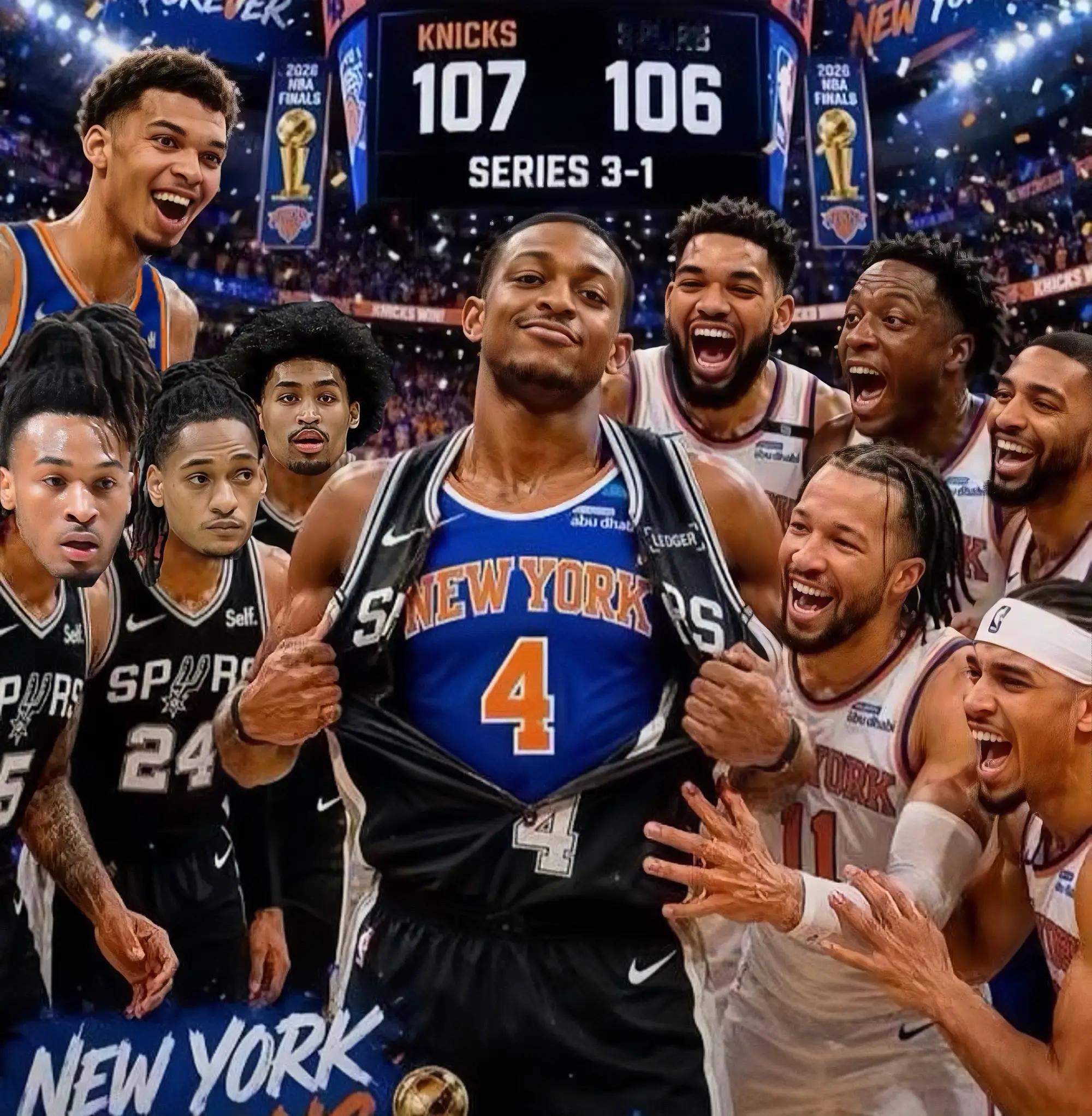 看到一张图NBA尼克斯NBA总冠军