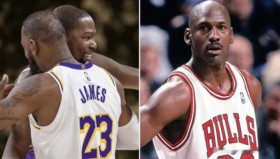 杜兰特在谈到詹姆斯与乔丹的职业生涯时表示：

“乔丹曾经选择离开赛场。他有过那种