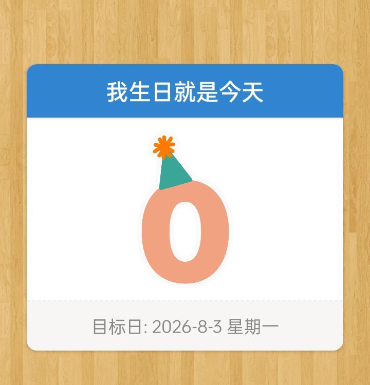 祝我生日快乐