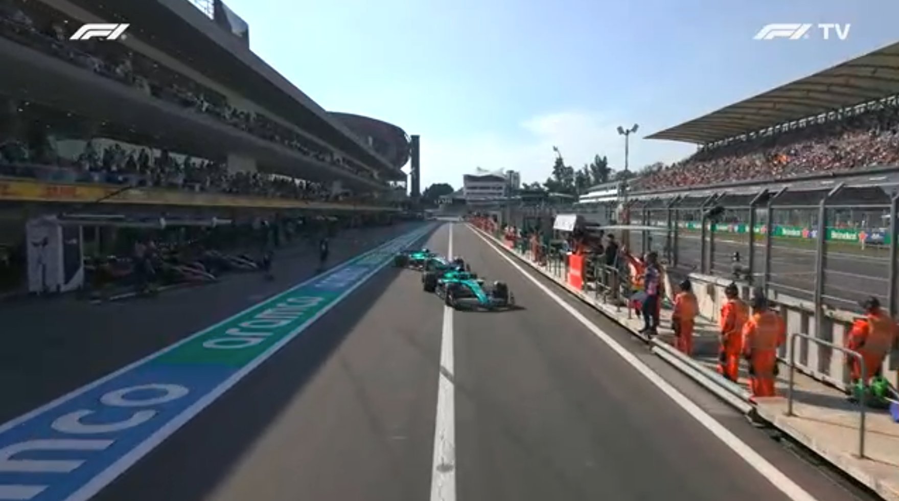排位赛开始！👀F1赛车2025F1墨西哥城大奖赛 ​​​