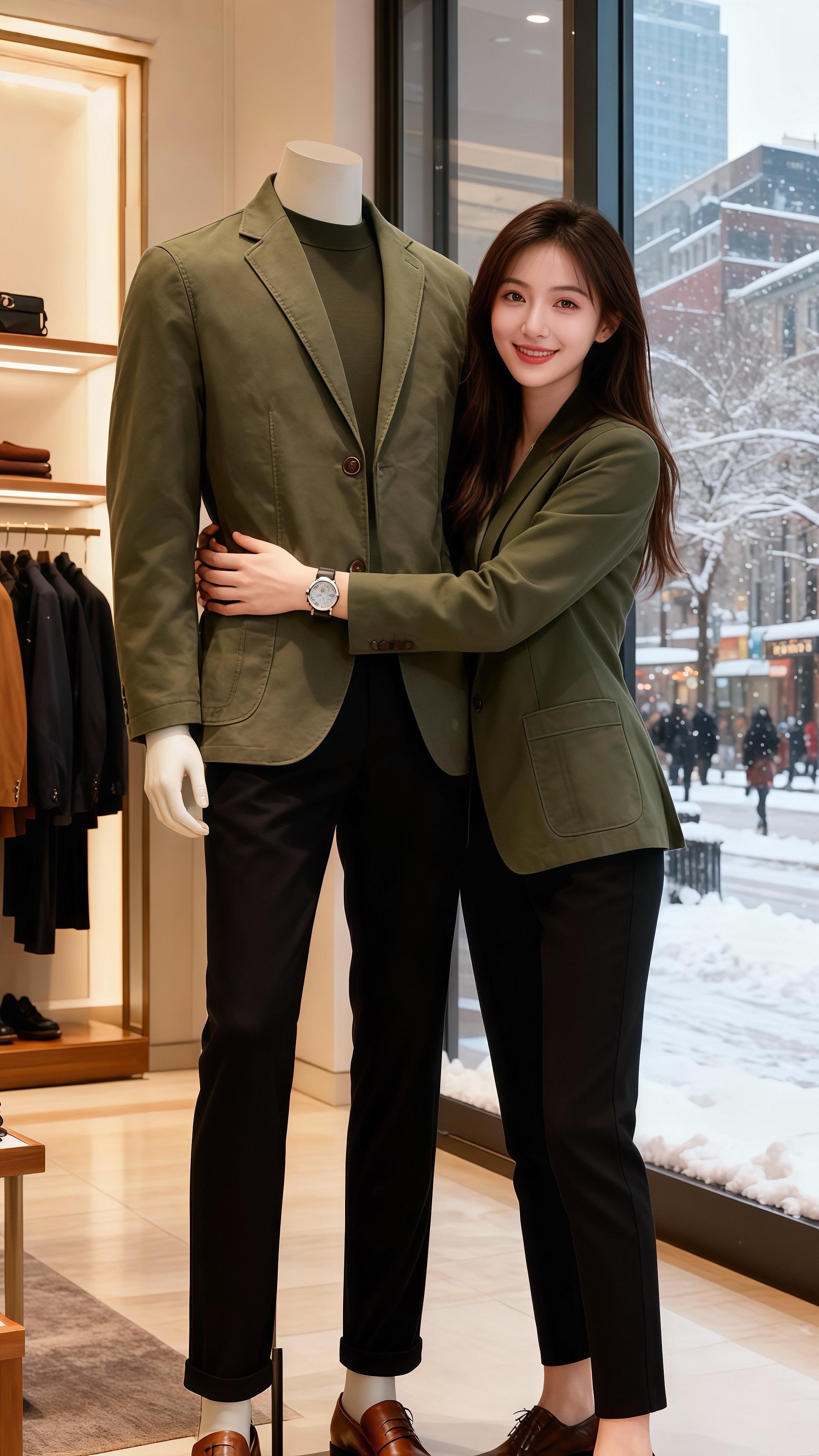 初雪落满橱窗那天，林晚在精品店沙发上敲方案，白博美蜷在她膝头。灰呢西装...