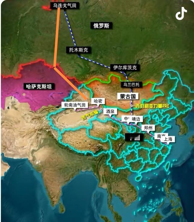 俄罗斯不知怎么想的，不喜欢中俄天然气管道直通，非要走俄蒙中线路。而今俄蒙中线路停