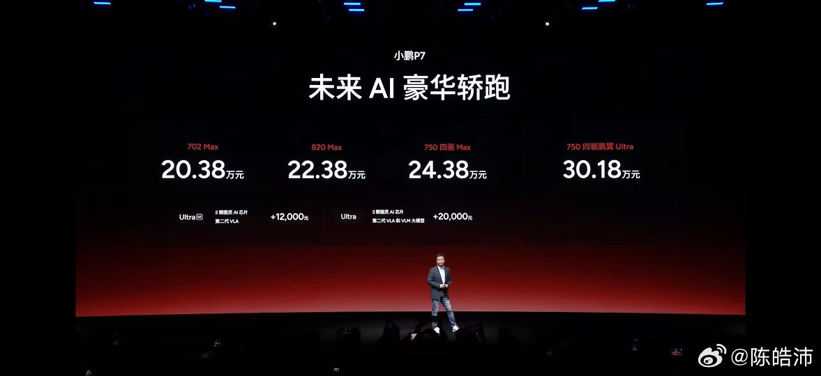 P7新版型涨价了吗？小鹏今晚在「爱 P7 的鹏友大聚会」发布会上加推了新P7的新