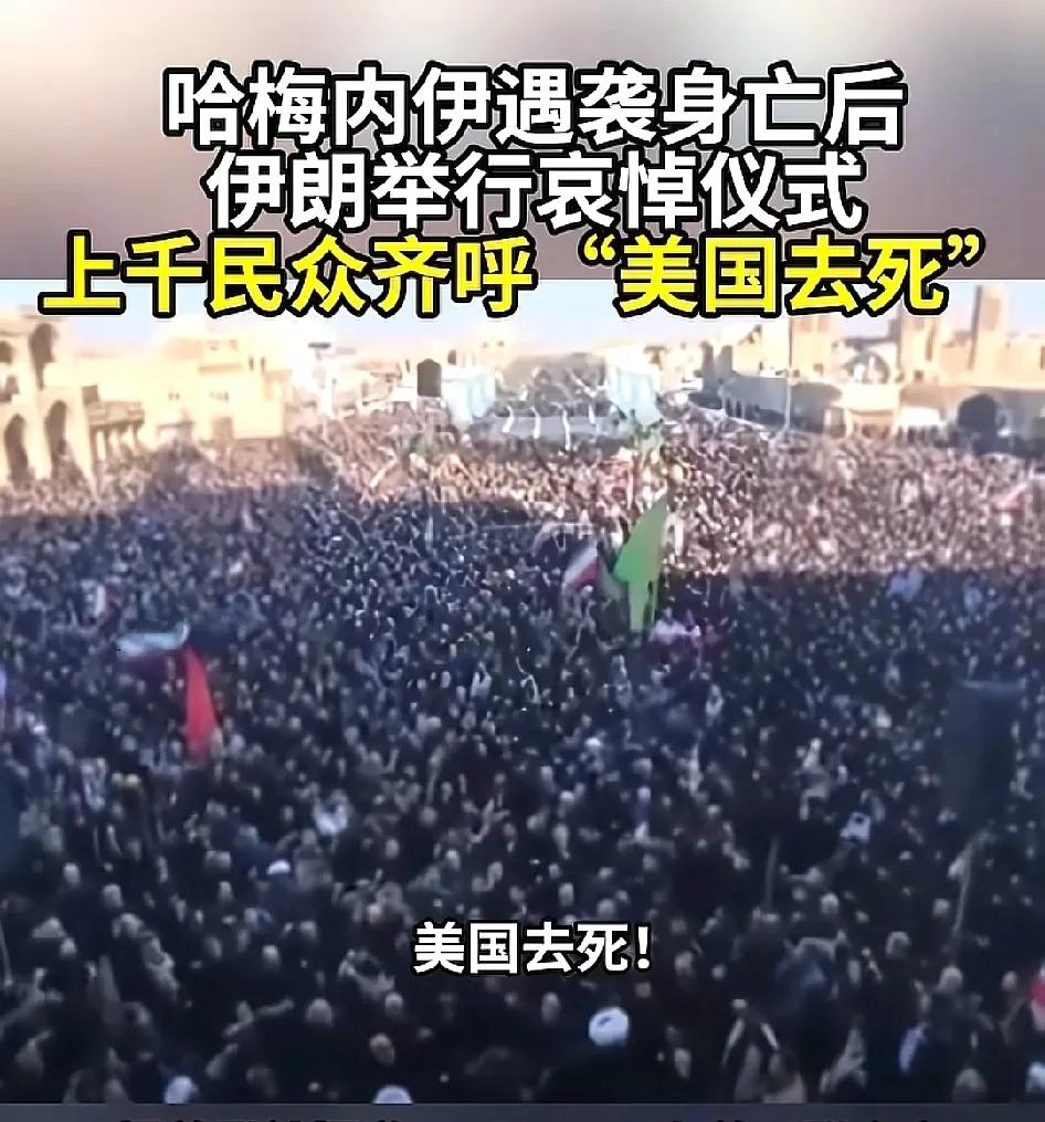 美以认为除掉了哈梅，伊朗就变天了，殊不知，哈梅正是凭一己之力，以殉道的方式，燃尽