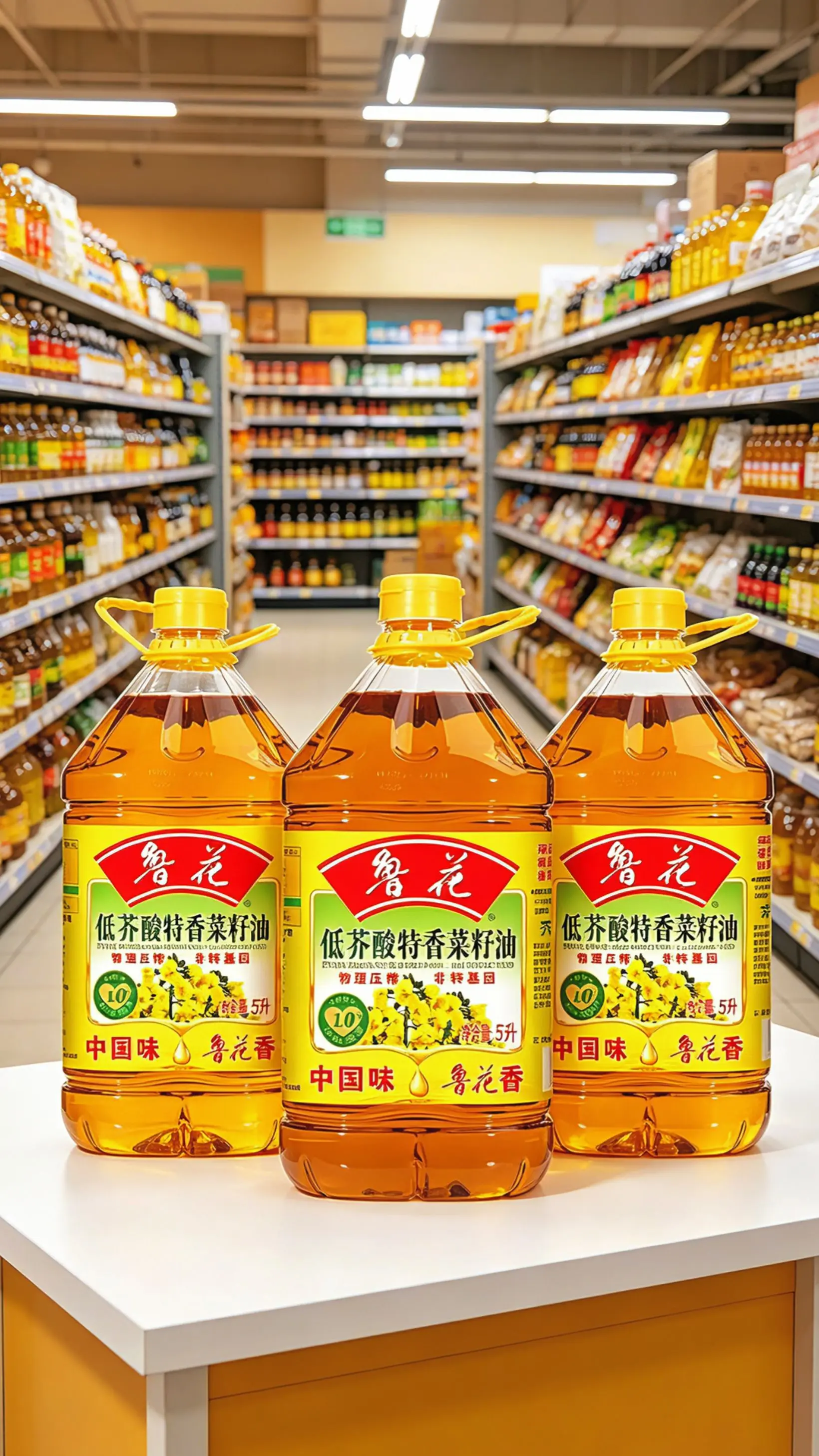 商超同款鲁花菜籽油，日常家用优选食用油