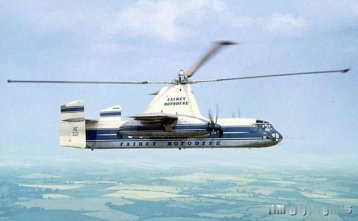 🇬🇧费尔雷旋翼机（Fairey Rotodyne）是由费尔雷航空公司（Fai