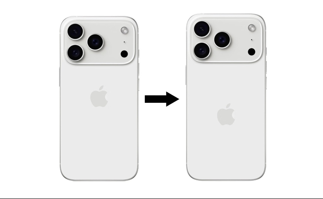 据说iPhone 17 Pro的后盖Logo徽标位置，会向下居中调整。大家觉得调