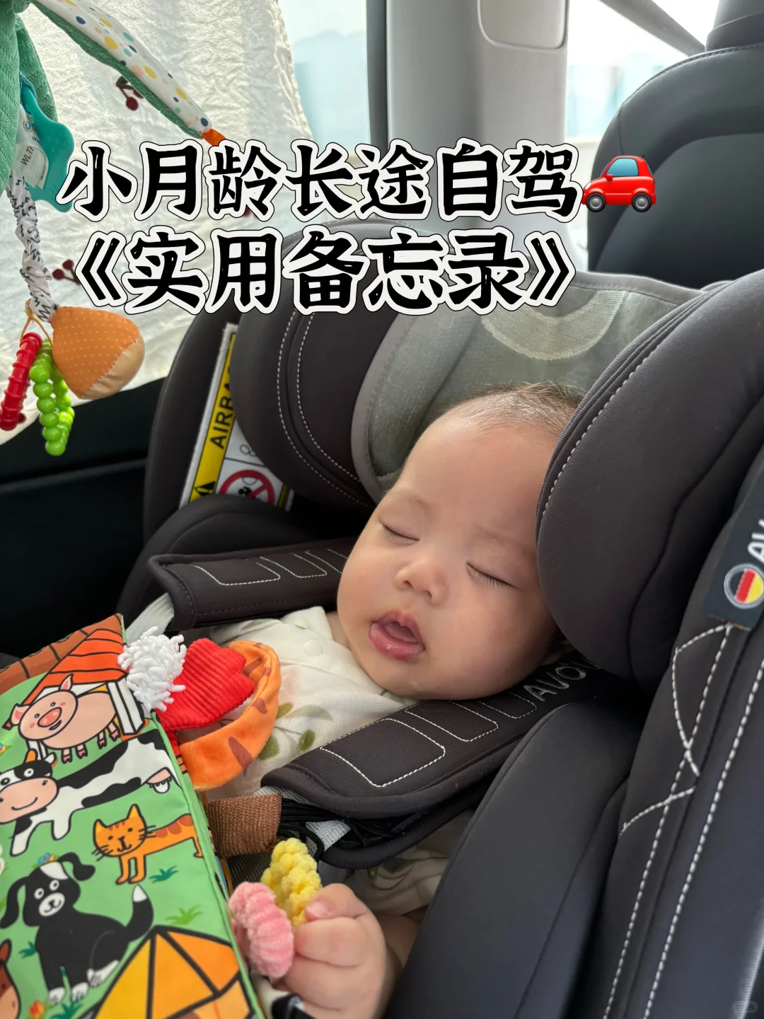 3月龄小龙崽👶🏻🚗自驾出行200公里经验总结