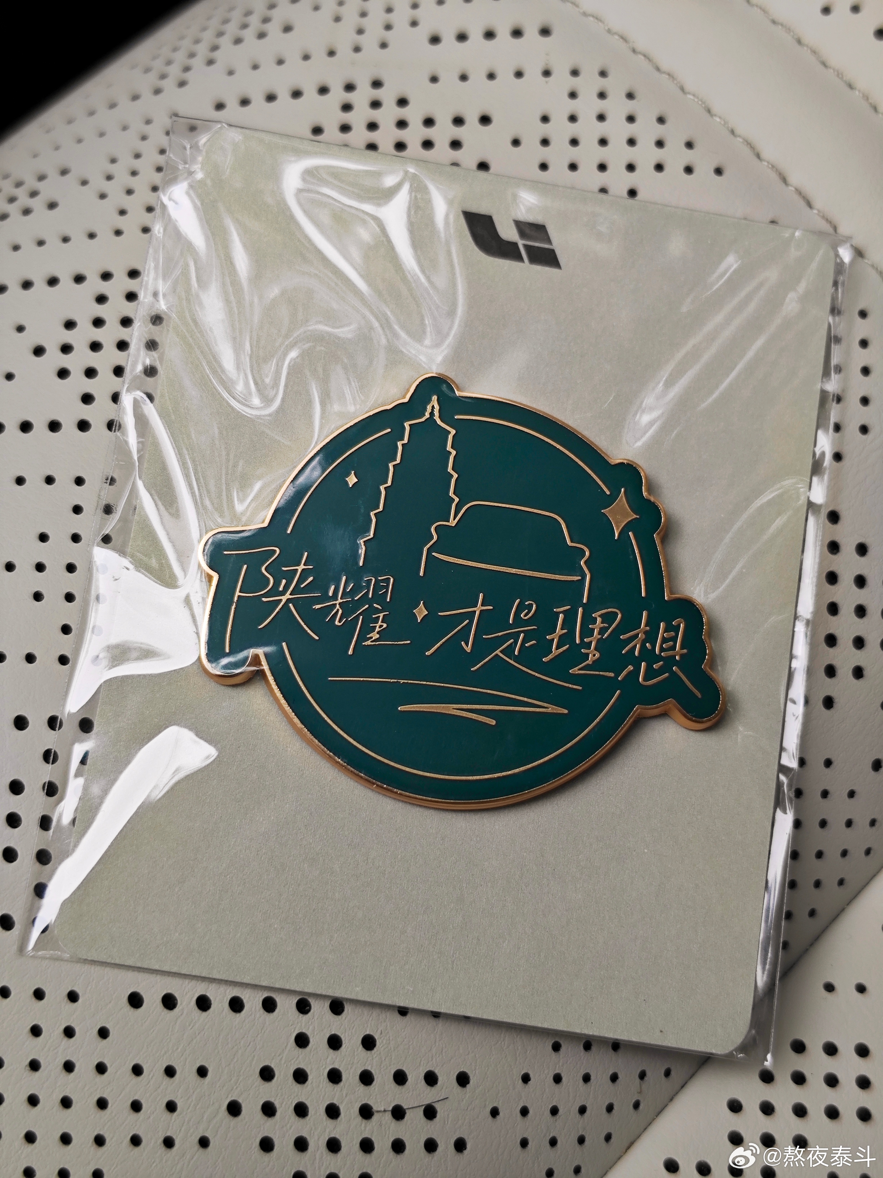 陕西理想徽章：陕耀·才是理想[揣手] ​​​