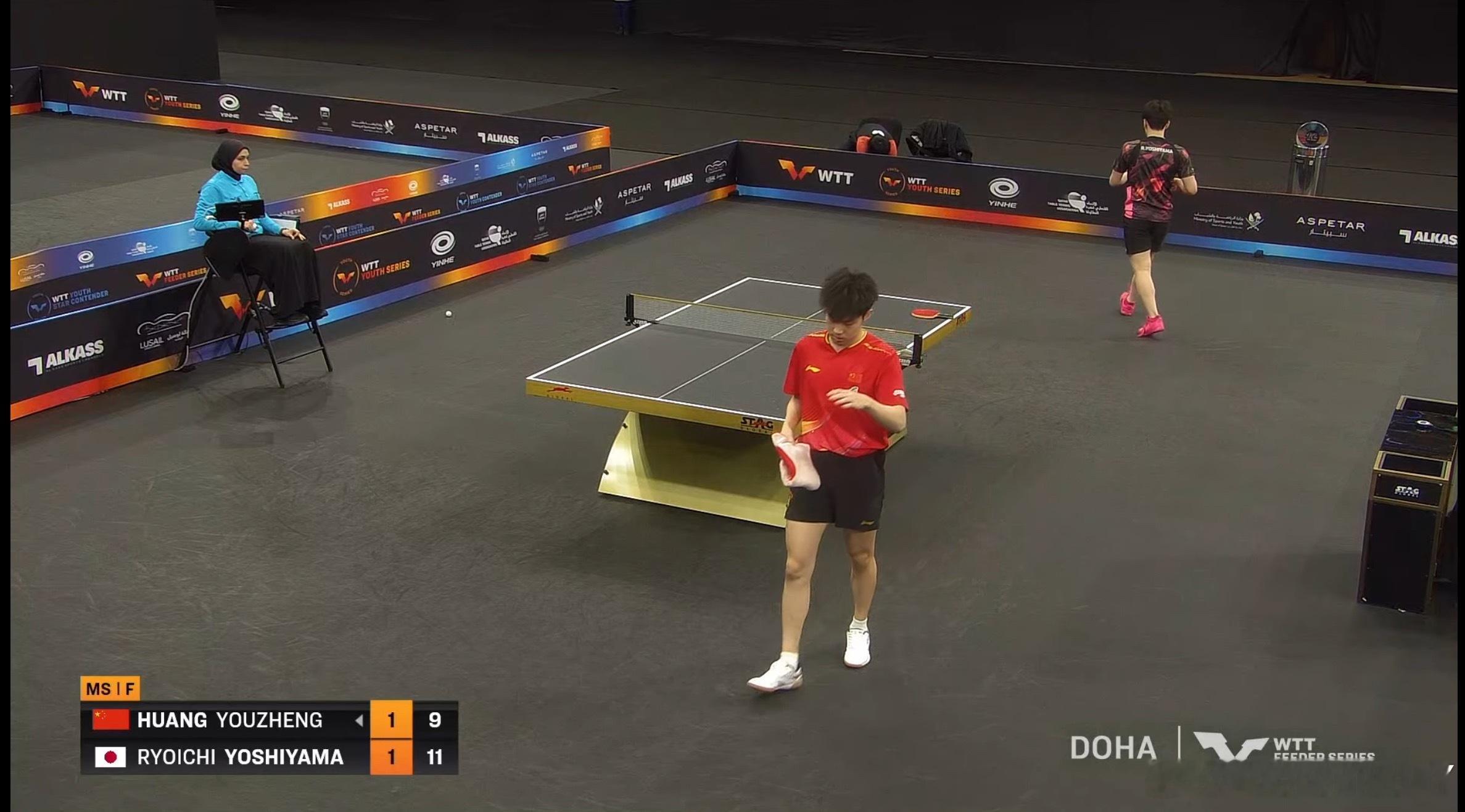 黄友政1-2吉山僚一场外是刘志强 应该能到第五局 