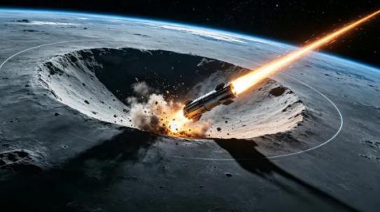 天生的坏种，得不到就破坏！8月5日，美国SpaceX火箭残骸撞击月球，一枚重约4