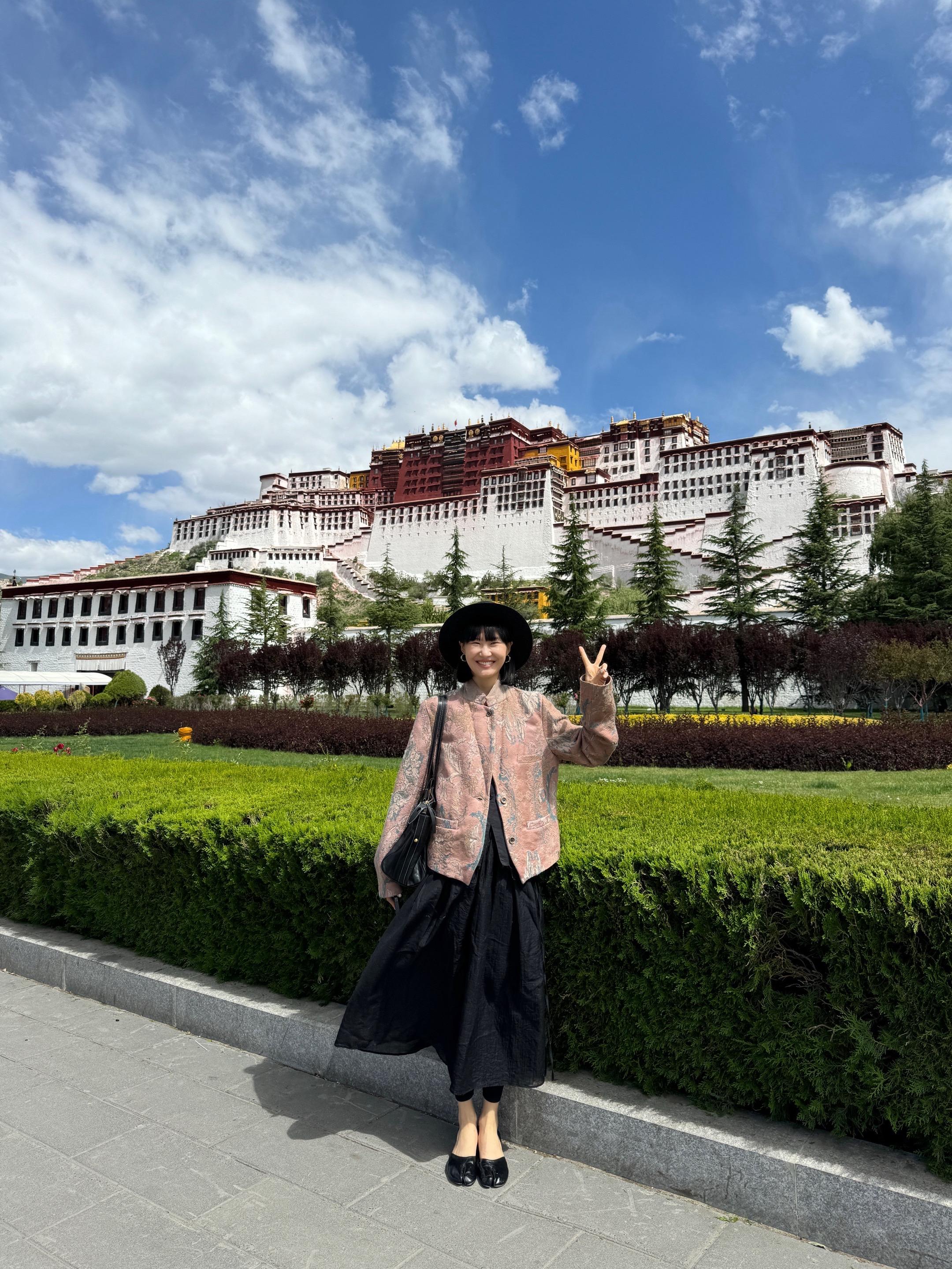 布达拉宫记忆 很值得一去，也没有想象的爬起来很累，推荐👍 西装 um...