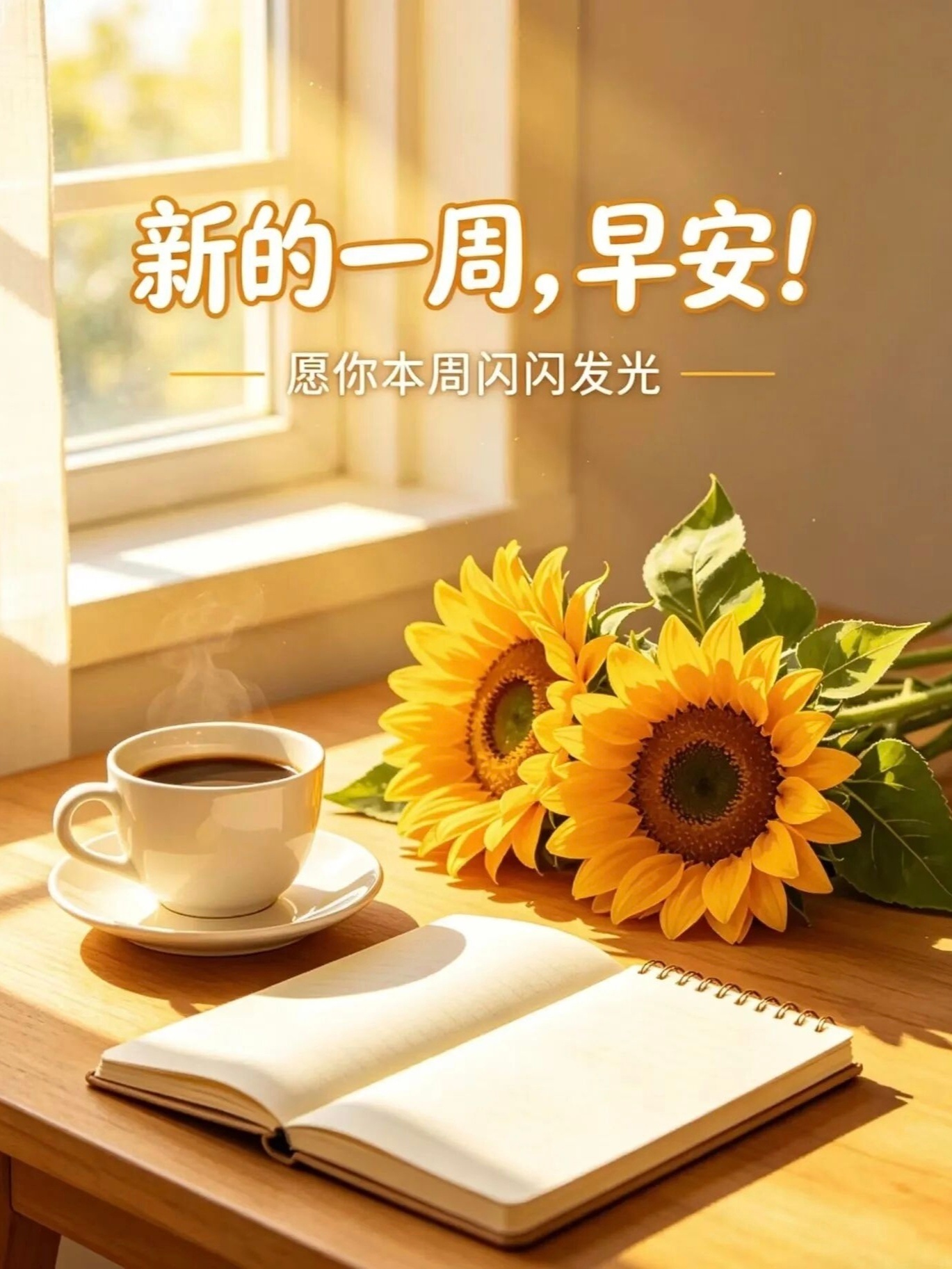 🎈𝒢𝑜𝑜𝒹 𝑀𝑜𝓇𝓃𝒾𝓃𝑔 推开窗，让光洒满；迈开步，把