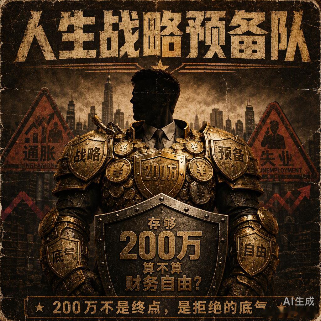存够200万能不能财务自由，这事儿不能光看数字，得看你把这笔钱当成什么。在军事逻