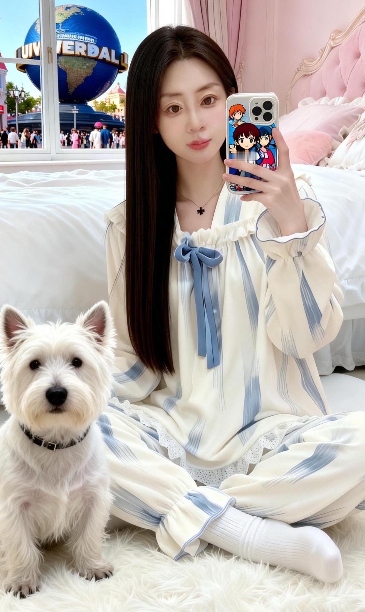 宅家睡衣秀 女装 穿搭 今天穿什么 今天穿这样