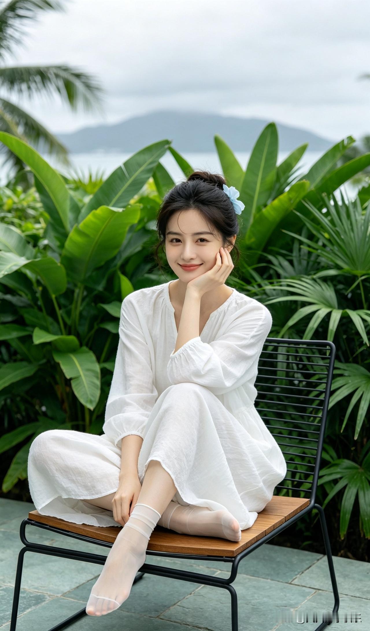 ai宝妈太累了，在公园休息ai宝妈 宝妈ai ai正能量宝妈 ai辣妈 ai母女