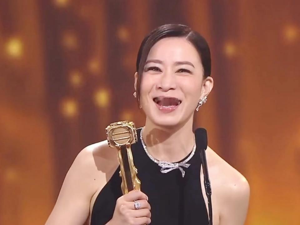 佘诗曼获大湾区最喜爱TVB女主角佘诗曼获大湾区最喜爱TVB女主角