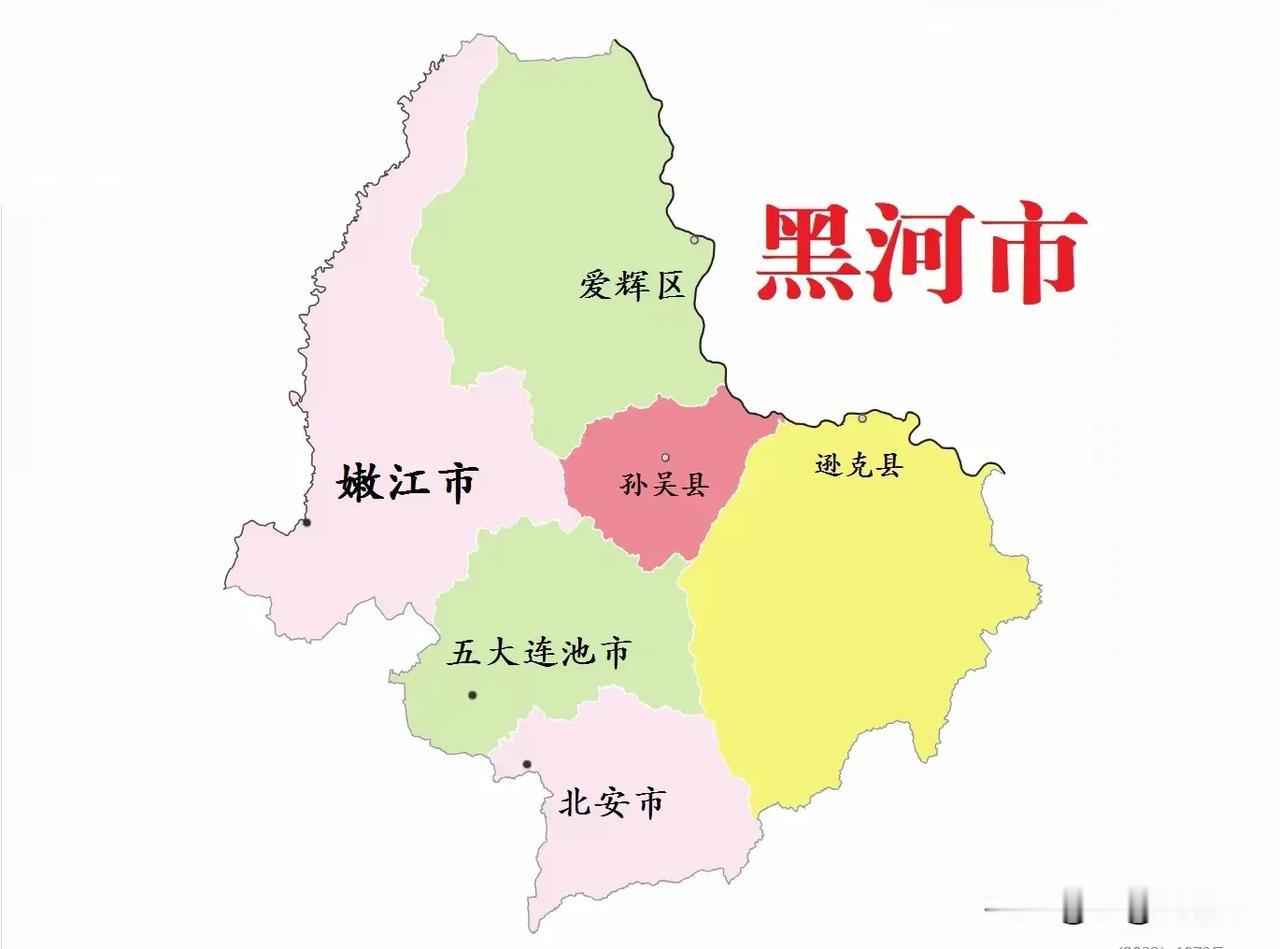 黑龙江省黑河市，作为黑龙江省面积最大的地级市，下辖一区两县三市，爱辉区很有历史韵