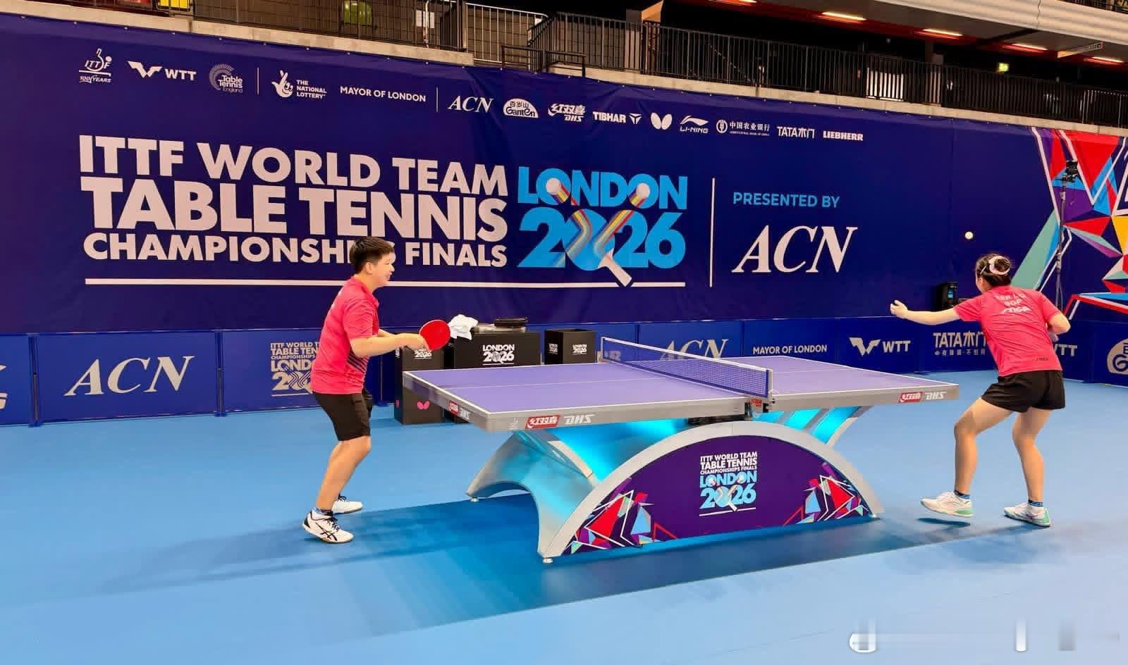 伦敦世乒赛团体赛 🇸🇬新加坡女队伦敦开始训练🏓 