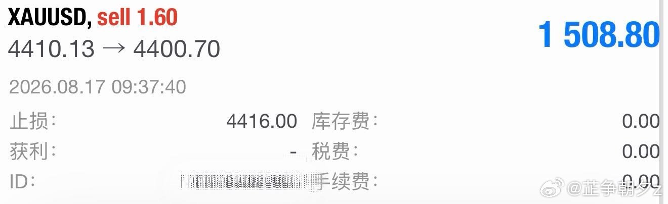 黄金 黄金现架4410箜，已有10美各位自由落带，减舱带保本格局黄金现货黄金