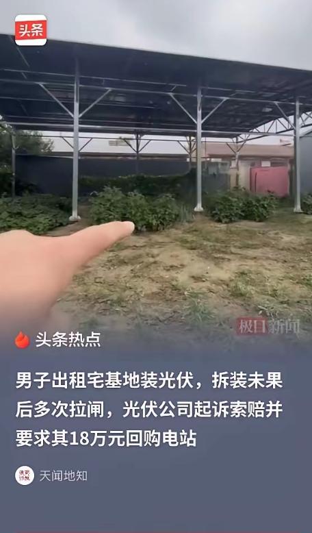 离大谱！

河北廊坊一男子，将自家200多平闲置宅基地，以年租金1200元、租期