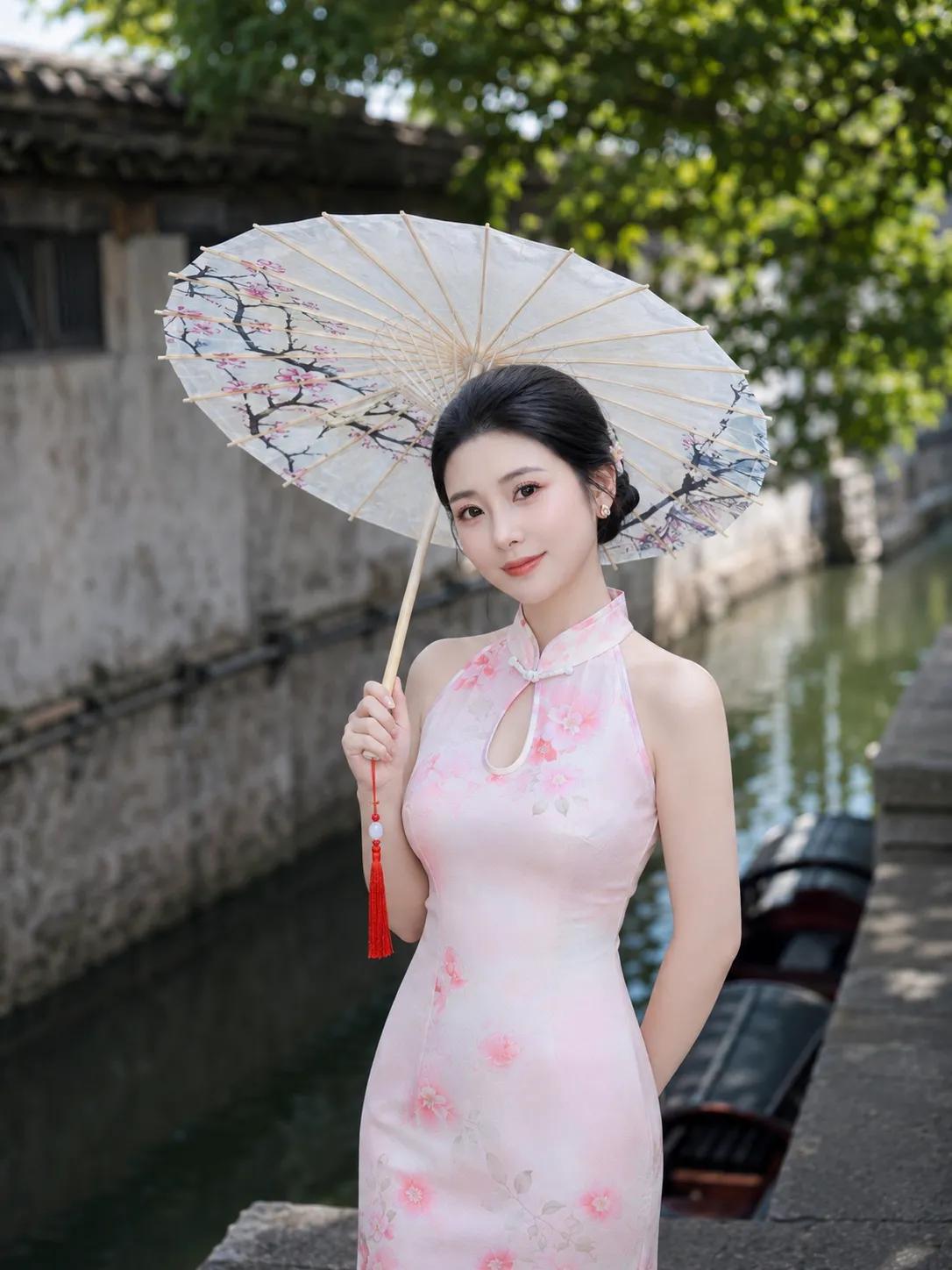 旗袍打卡
