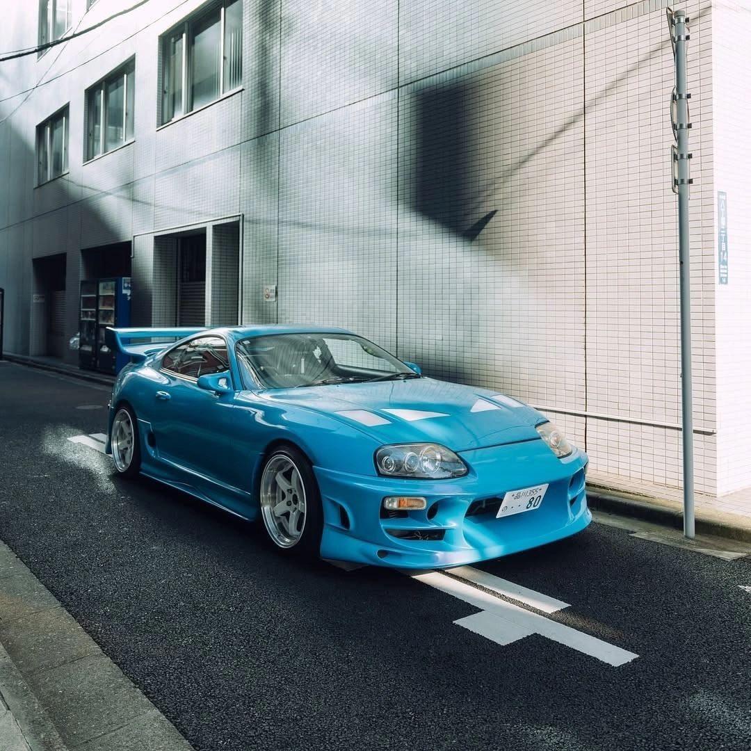 丰田Supra 日本风情画