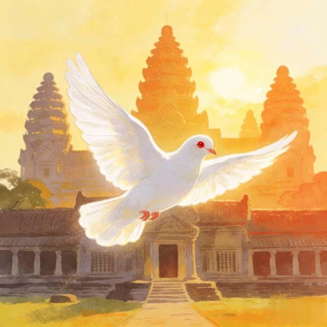 哽咽的祈愿，滚烫的民心！柬埔寨夫人的和平呐喊，道尽世间最珍贵的向往
 
不是铿锵