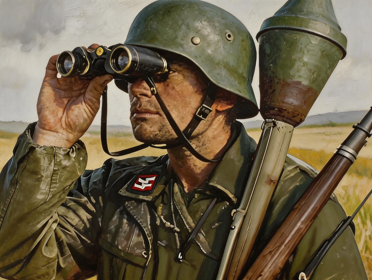 晒图笔记大赛拿着铁拳的武装SS